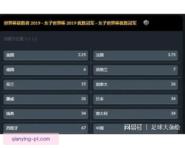 世界杯竞猜赔率全解析与赛果预测技巧深度指南